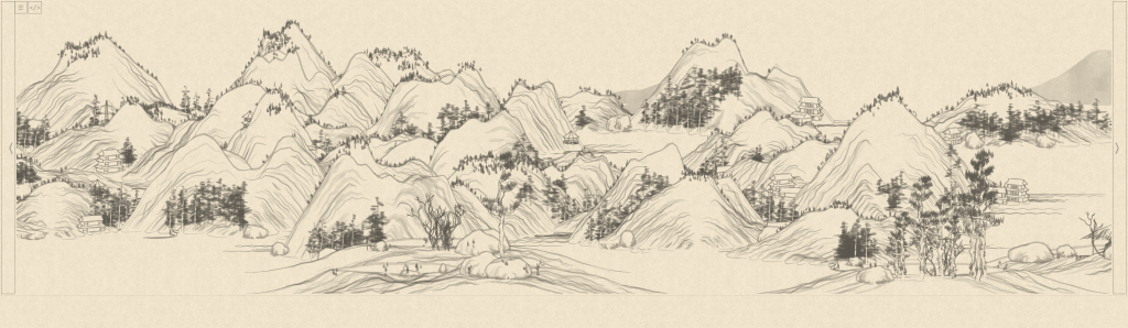 自动生成中国山水画