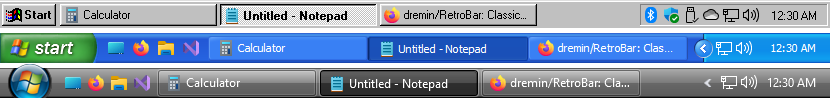 恢复系统经典任务栏  RetroBar  v1.22.122.53239