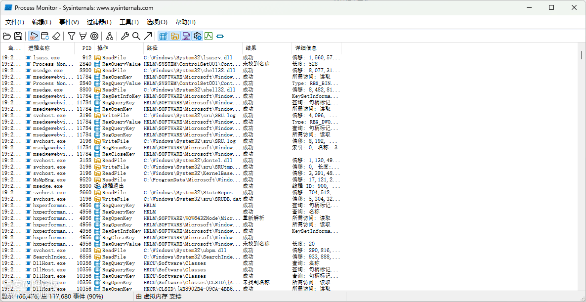 进程监视器 Process Monitor 4.11 完全汉化版